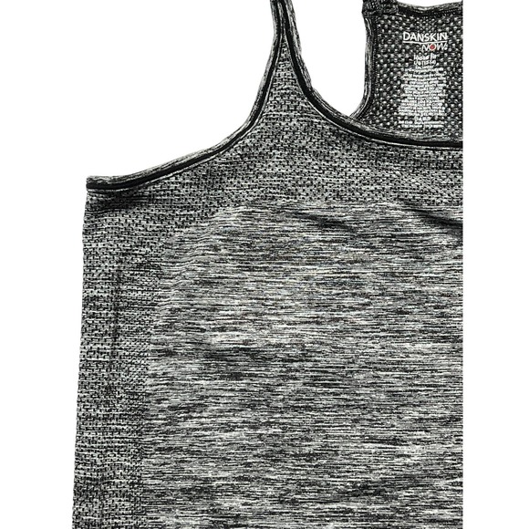 Danskin Now Women's Athletic Tank Top Gray & Black Dri More Loose Fit- Size L - Picture 4 of 4